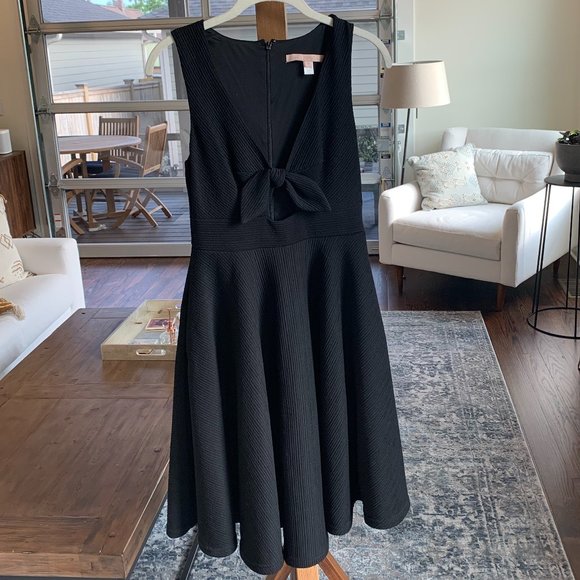 Anthropologie Hutch Black April Keyhole Cutout Dress - Picture 3 of 6